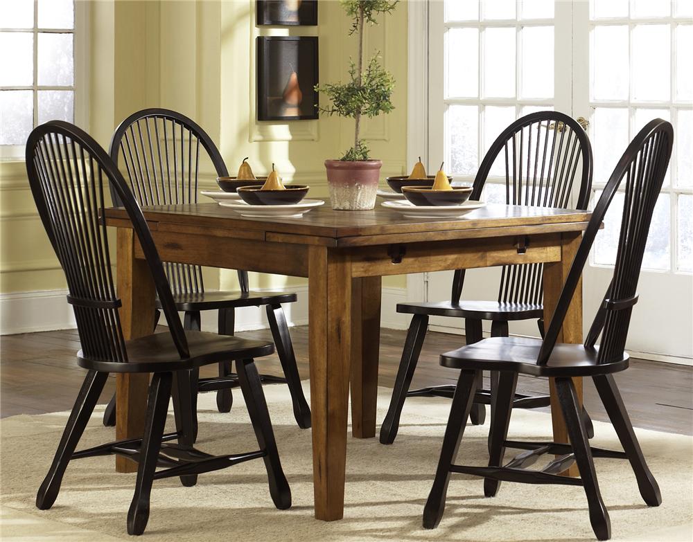 Rustic black dining table on sale